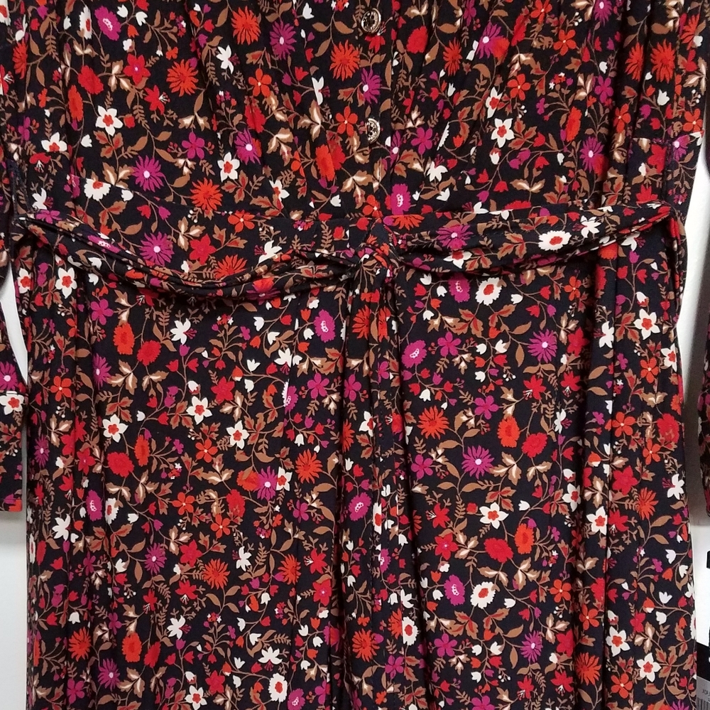 Tommy Hilfiger Ditsy Floral-Print Shirtdress - Picture 7 of 15